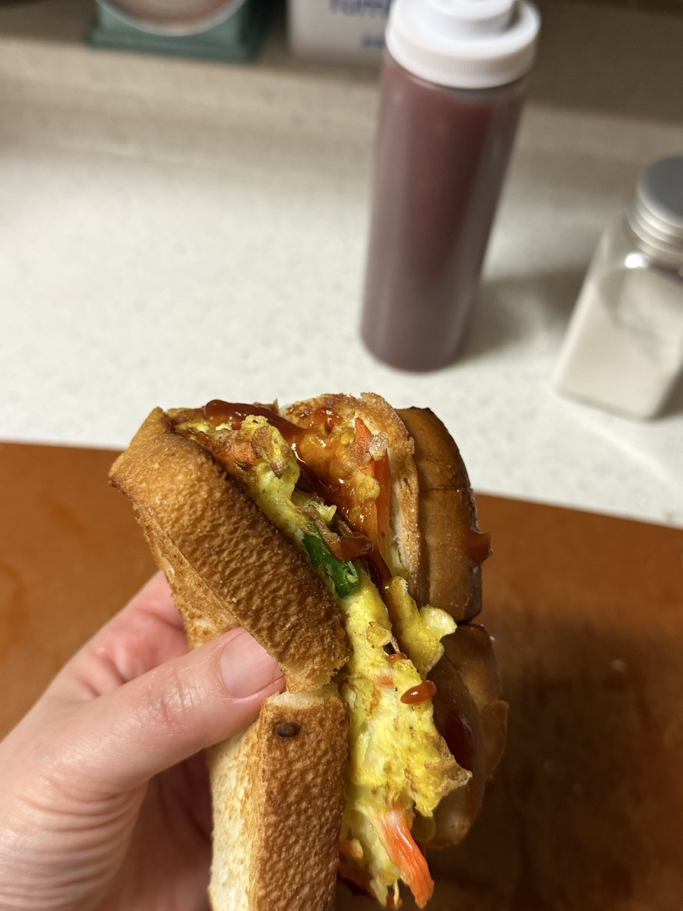 K-Street Toast: Why You Should Put Ketchup and Sugar on Your Egg Sandwich