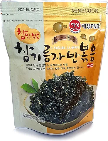 해삼 F&B 프리미엄 간편식 해조류 스낵 봉지