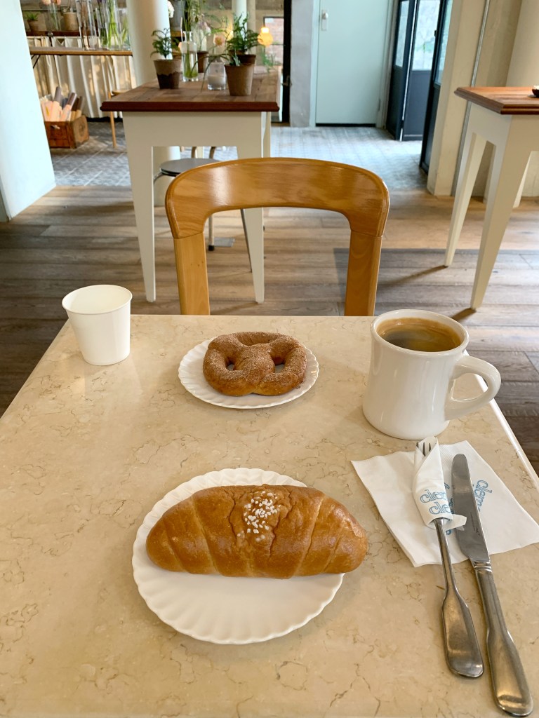 A trendy lifestyle cafe in Seongsu-dong, Seoul, located near the SM Entertainment KWANGYA building, a must-visit spot for K-pop fans.