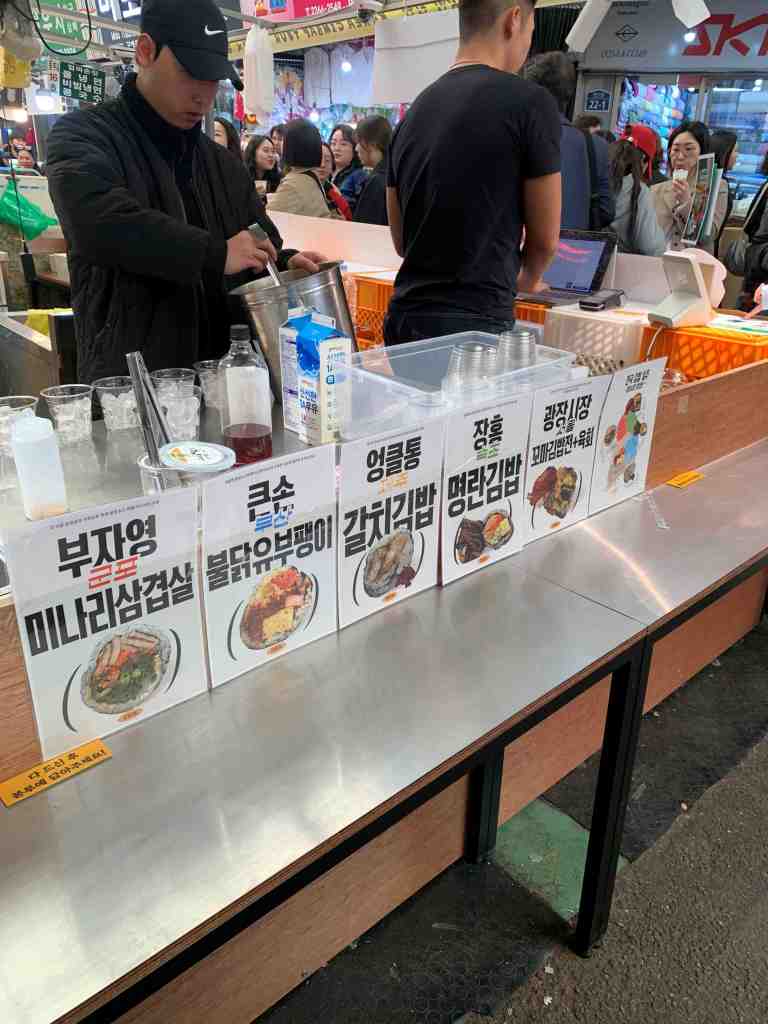 A close-up of the unique, limited-edition gimbap sold at the popup store.