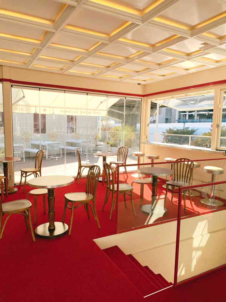 The beautiful indoor garden and plant-filled interior of Green Room.