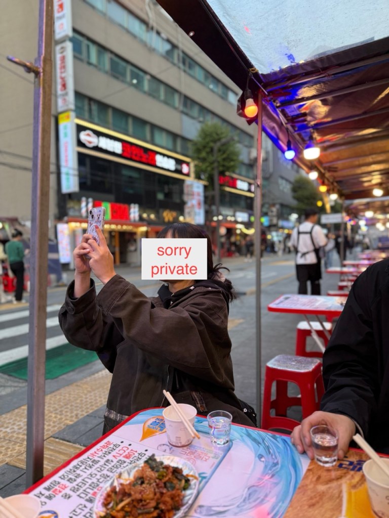 A peaceful snapshot capturing the timeless and romantic urban vibe of Nakwon-dong.