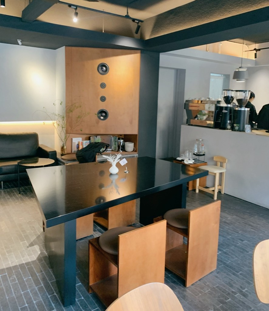 The clean and sophisticated interior design featuring natural light.