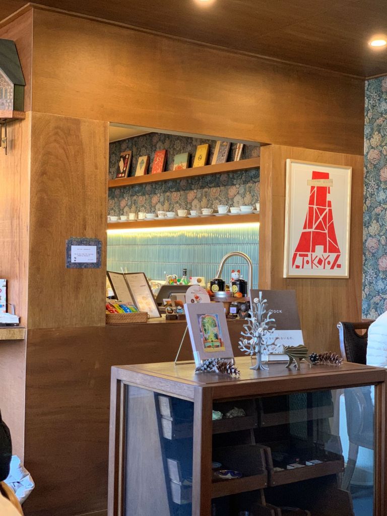 Aesthetic vintage props and cute details that create a unique retro vibe at Kissa Goguma cafe in Mullae Art Village.
