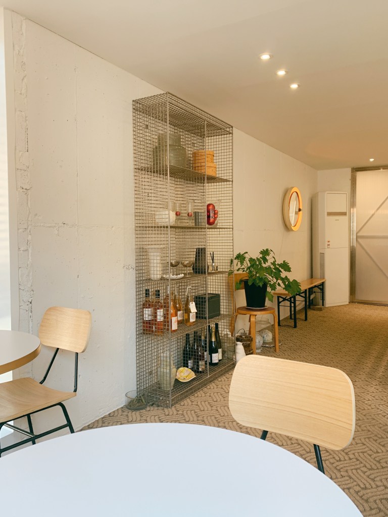 The warm, bright, and aesthetically pleasing interior design of Meal Cafe Oeuf, perfect for a weekend date.